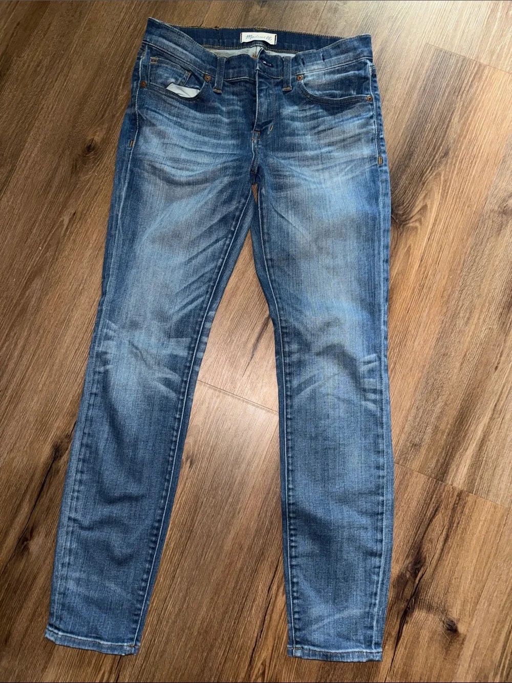 Madewell Skinny Jeans in Washed Blue